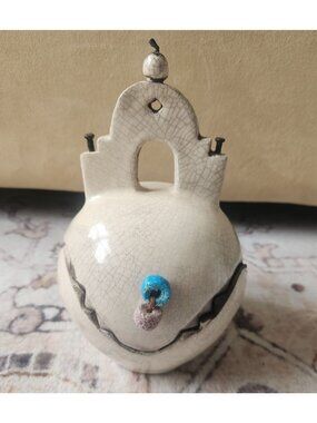 Barbara Heard Ceramic Handmade Vintage Vessel W/ Lid